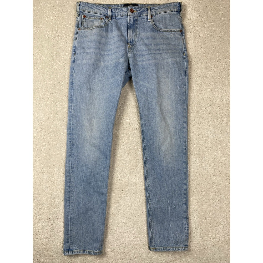 Scotch & Soda Amsterdam Blauw Skim Slim Jeans Men's‎ 34x32 Light Wash Stretch
